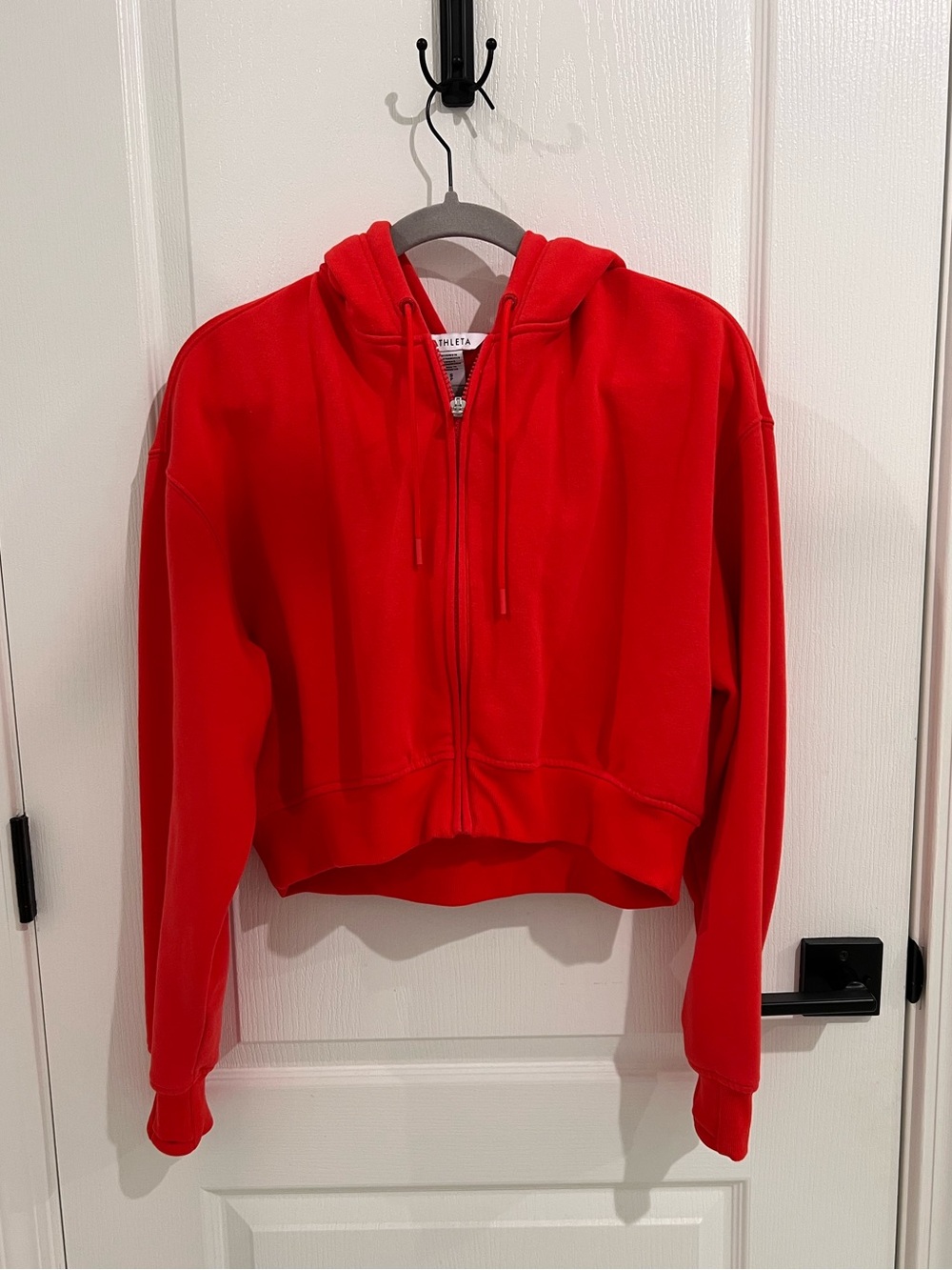 Athleta Forever Fleece Crop Full Zip